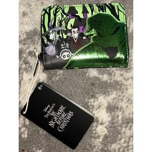 Loungefly  Nightmare Before Christmas Oogie Boogie Metallic Zipper Wallet (NWT)